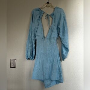 Free people blue beach dress